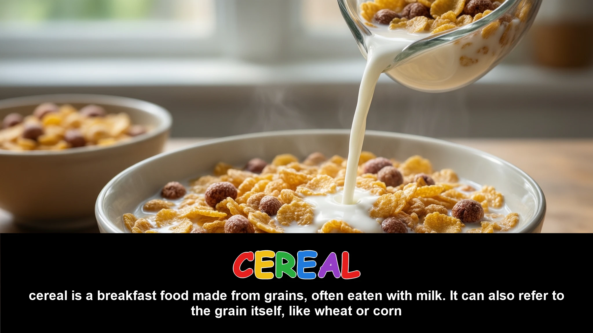 English Illustration for cereal
